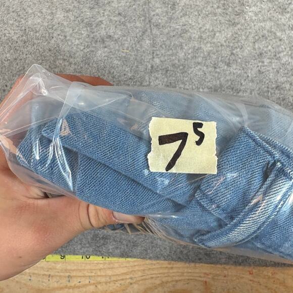 Vintage Y2K Levis 514 Slim Straight Jeans Mens 34x29 Blue Denim Black Tab Retro - Picture 7 of 7